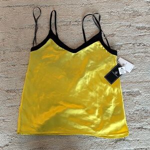 Volcom Woman’s Size XS Yellow and Black Camisole NWT